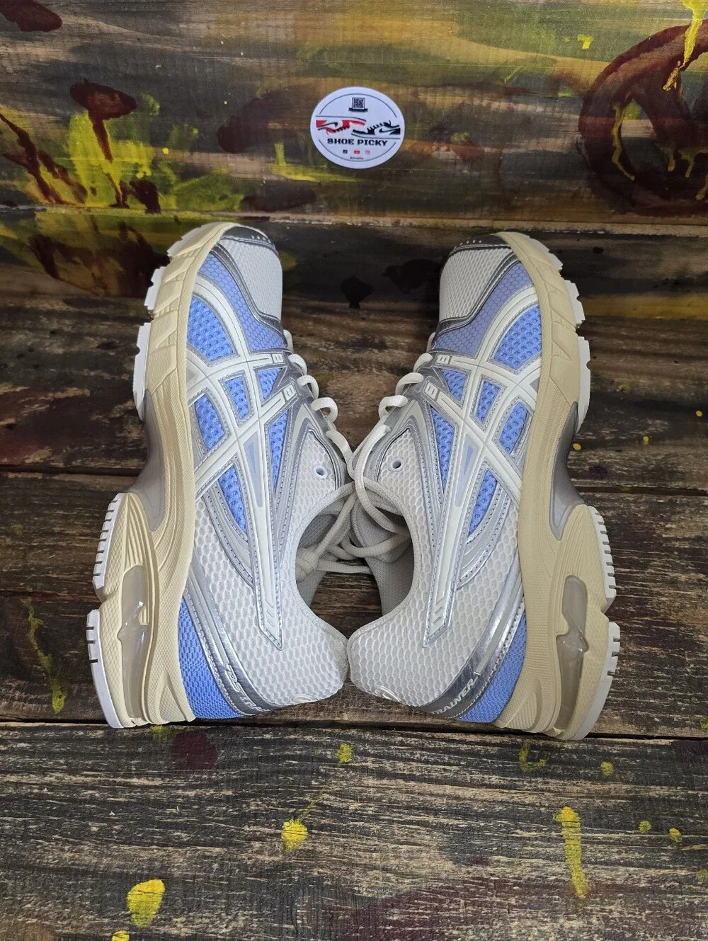 Asics Gel-DS Trainer 14 Ivory Light Sapphire 1203A607-750 Men Sz 8.5 New